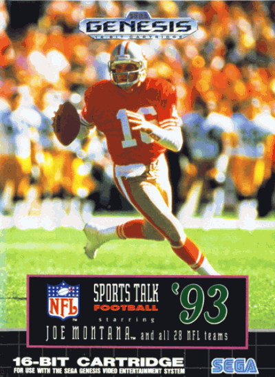 Joe Montana Sports Talk Football 2 (USA) Sega Genesis GAME ROM ISO