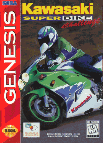 Kawasaki Superbike Challenge (JUE) (USA) Sega Genesis GAME ROM ISO