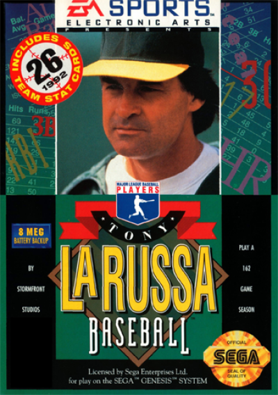 Tony La Russa 95 (UEJ) (USA) Sega Genesis GAME ROM ISO