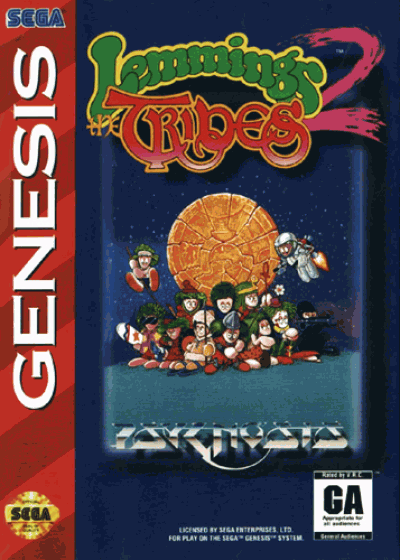 Lemmings 2 – The Tribes (Europe) Sega Genesis ROM ISO