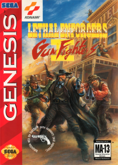 Lethal Enforcers II – Gun Fighters (Europe) Sega Genesis ROM ISO