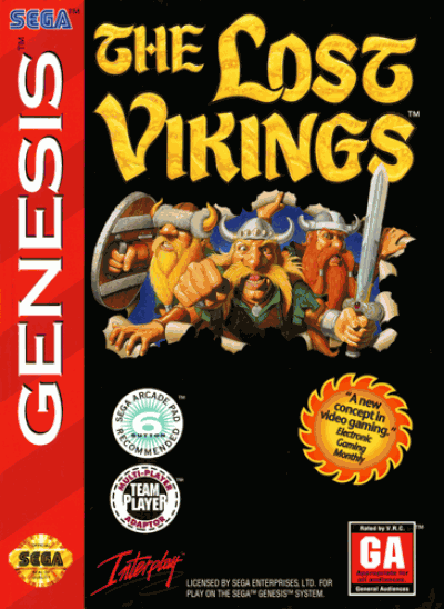 Lost Vikings, The (Europe) Sega Genesis ROM ISO