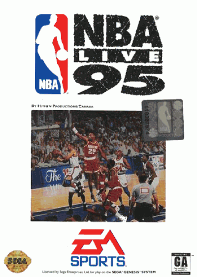 NBA Live 95 (UEJ) (USA) Sega Genesis GAME ROM ISO