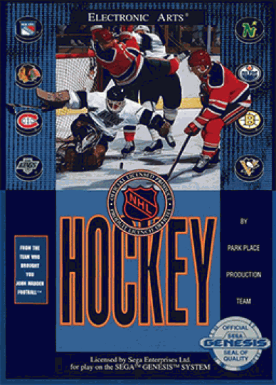 NHL Hockey 91 (USA) Sega Genesis GAME ROM ISO