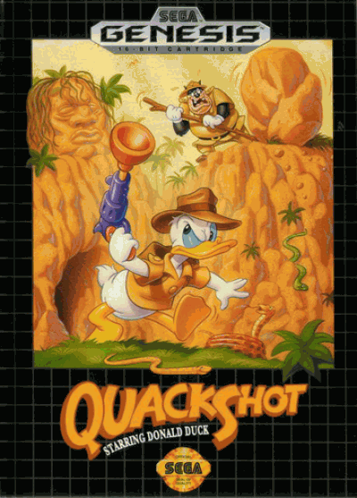 Quack Shot Starring Donald Duck (JUE) (REV 01) (USA) Sega Genesis GAME ROM ISO