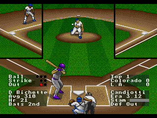 World Pro Baseball 94 (Unl) [c] (USA) Sega Genesis GAME ROM ISO