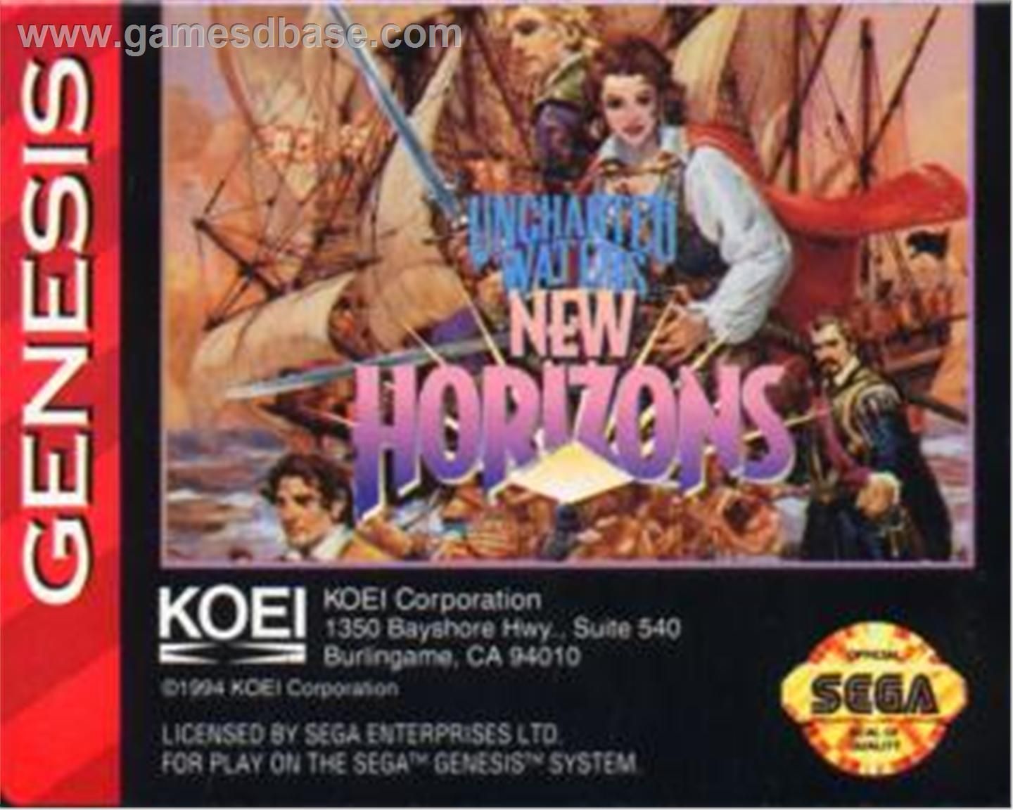 Uncharted Waters 2 – New Horizons (USA) Sega Genesis GAME ROM ISO