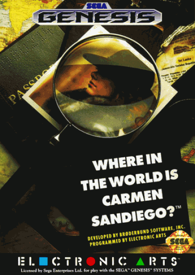 Where In The World Is Carmen Sandiego (USA) Sega Genesis GAME ROM ISO