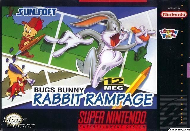 Bugs Bunny In Rabbit Rampage (Europe) Super Nintendo GAME ROM ISO