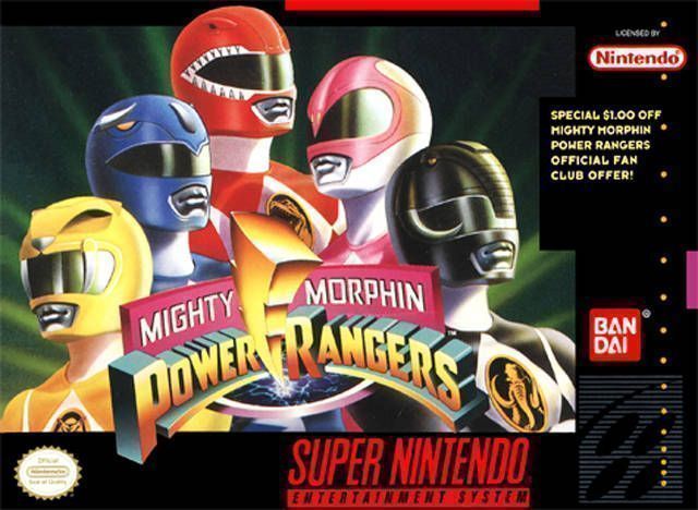 Mighty Morphin Power Rangers (Europe) Super Nintendo GAME ROM ISO