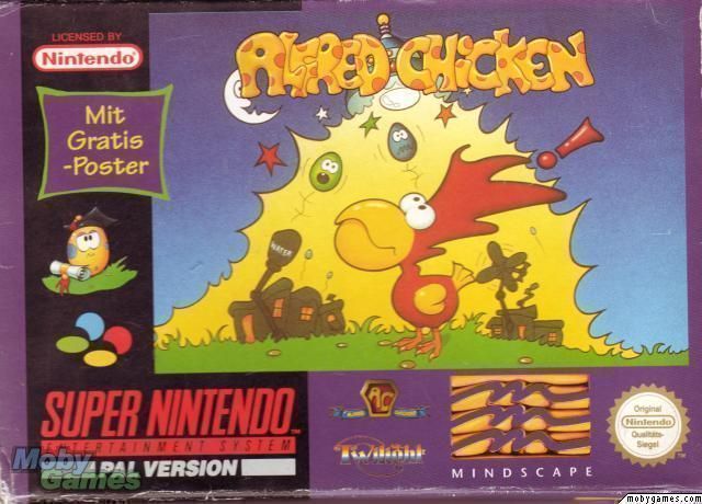 Alfred Chicken (6937) (Europe) Super Nintendo GAME ROM ISO