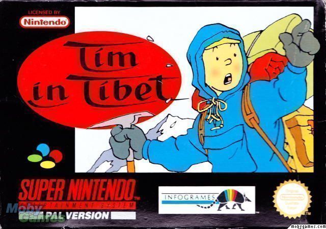 Tin Tin In Tibet (Europe) Super Nintendo GAME ROM ISO