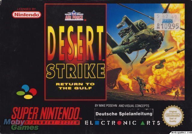 Desert Strike – Return To The Gulf (USA) Super Nintendo GAME ROM ISO