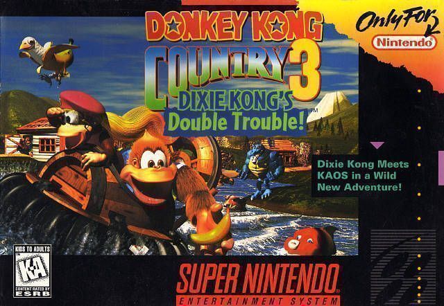 Donky Kong Country 3 – Dixie Kong’s Double Trouble (USA) Super Nintendo GAME ROM ISO