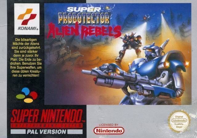 Super Probotector – The Alien Rebels (Europe) Super Nintendo GAME ROM ISO