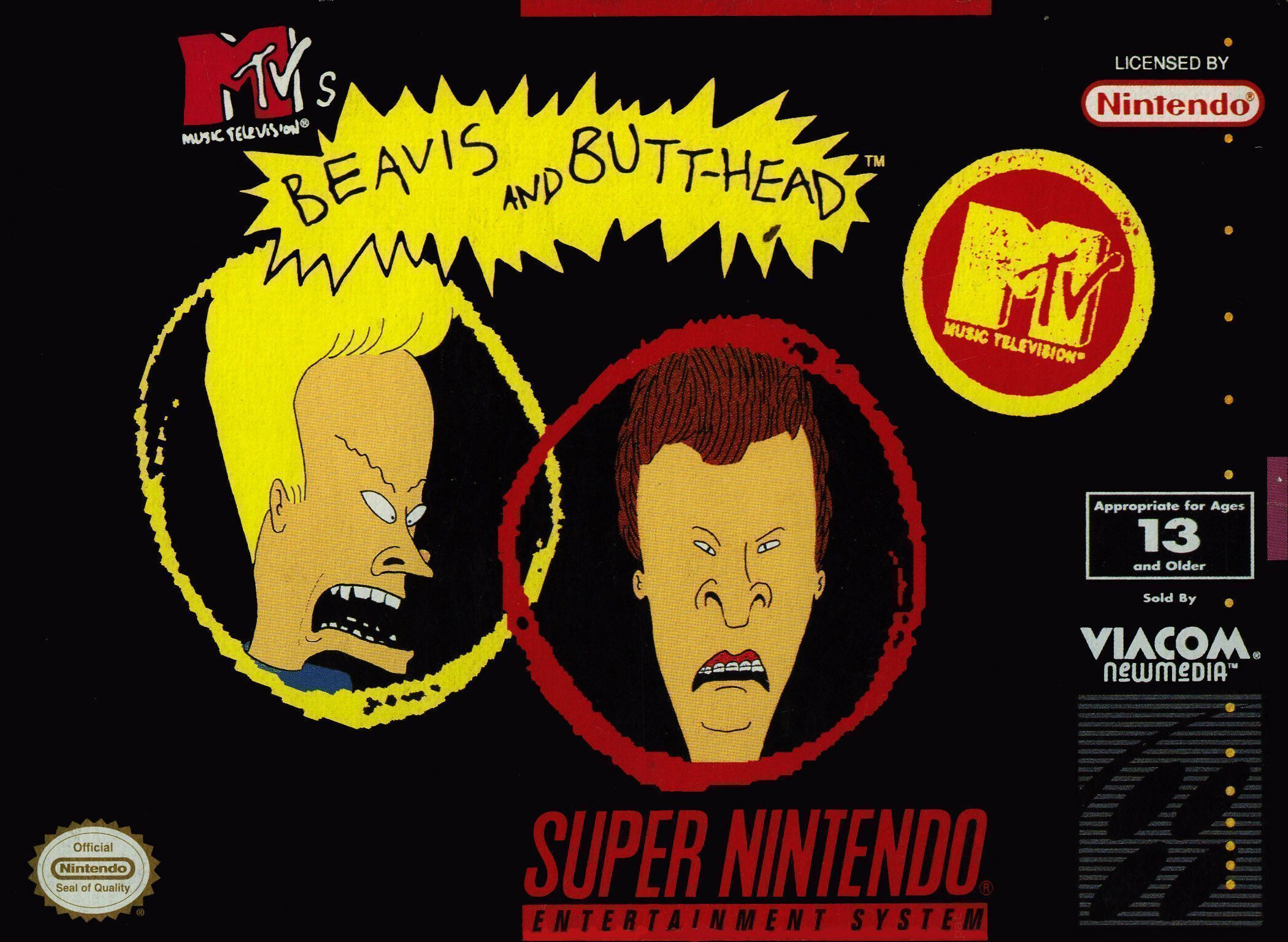 Beavis And Butt-Head (USA) Super Nintendo GAME ROM ISO