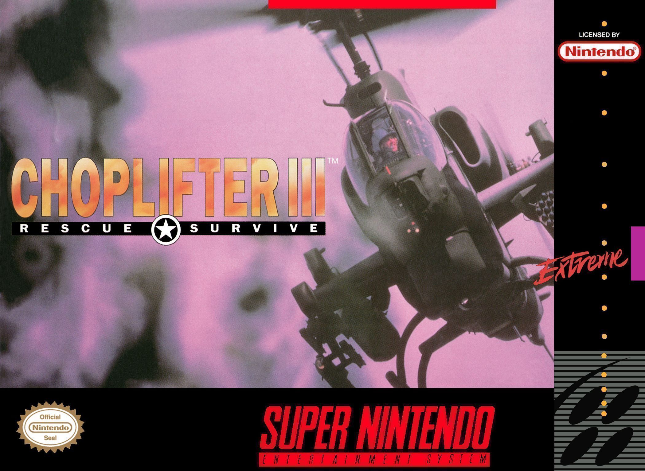 Choplifter 3 (Japan) Super Nintendo GAME ROM ISO