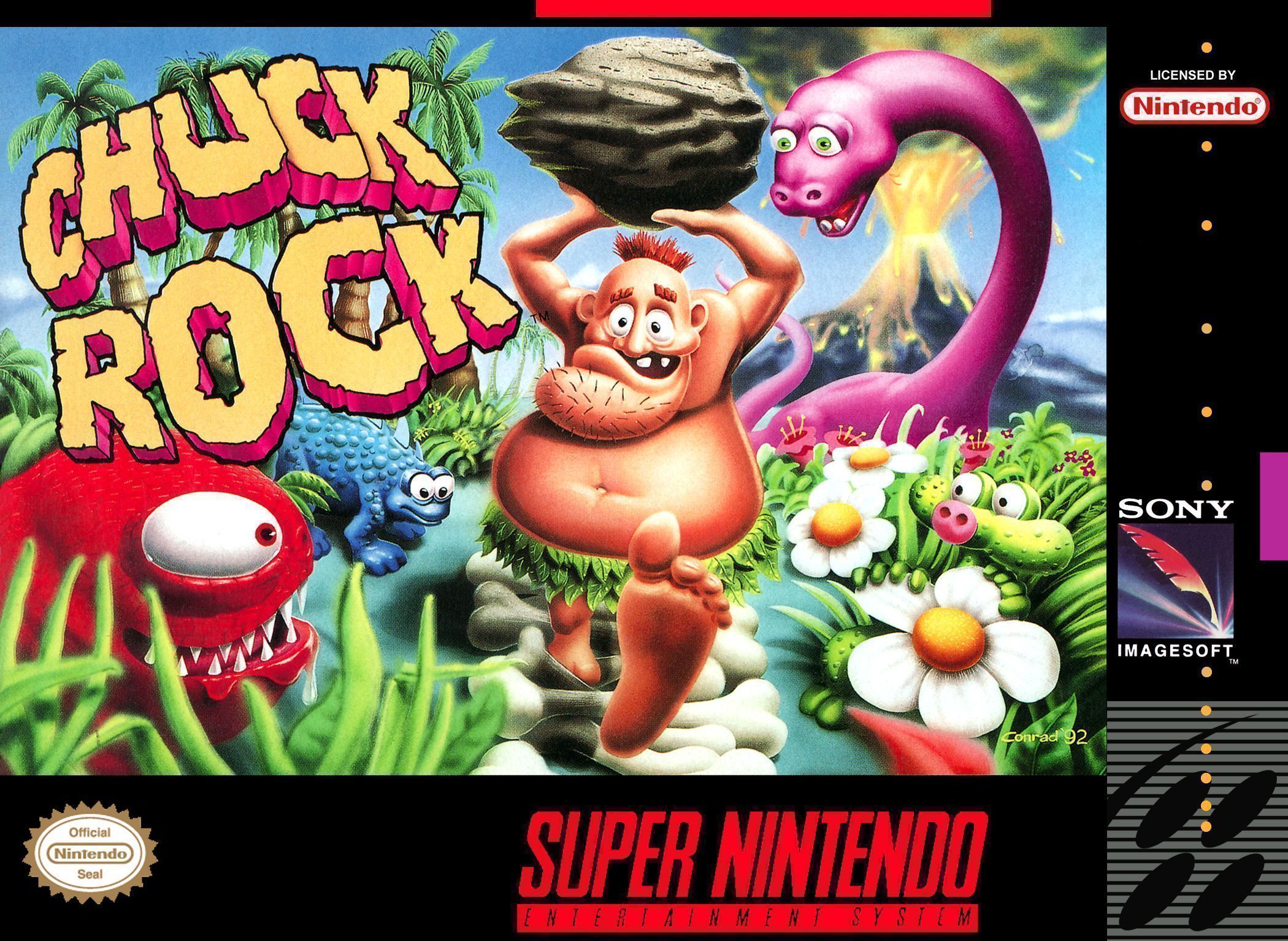 Chuck Rock (Europe) Super Nintendo GAME ROM ISO