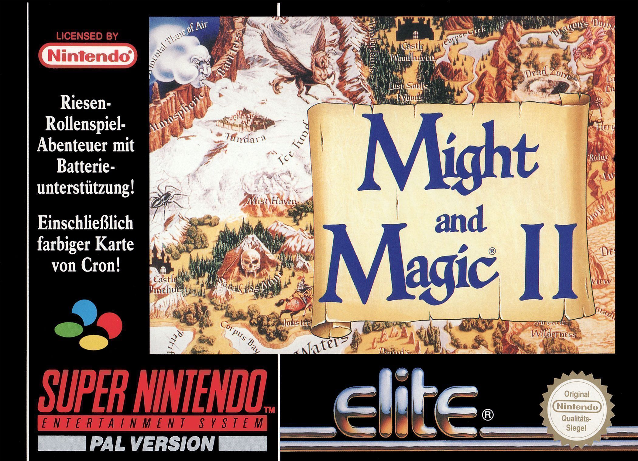 Might And Magic II – Gates To Another World (Japan) Super Nintendo GAME ROM ISO