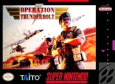 Operation Thunderbolt (USA) Super Nintendo GAME ROM ISO