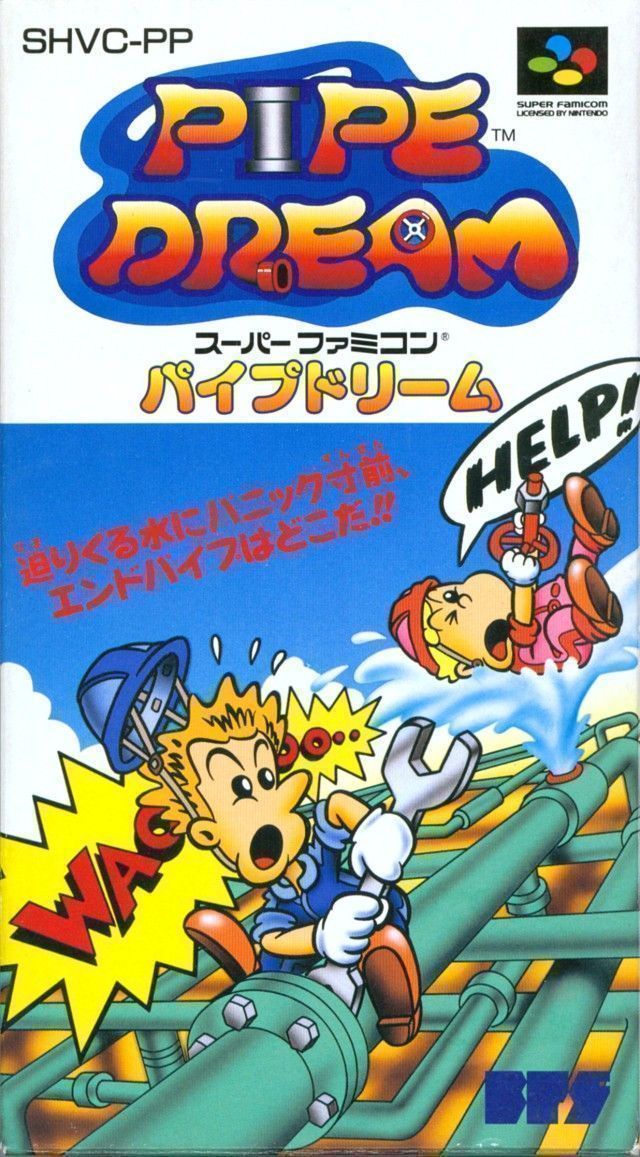 Pipe Dream (Japan) Super Nintendo GAME ROM ISO