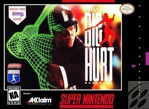 Frank Thomas Big Hurt Baseball (USA) Super Nintendo GAME ROM ISO