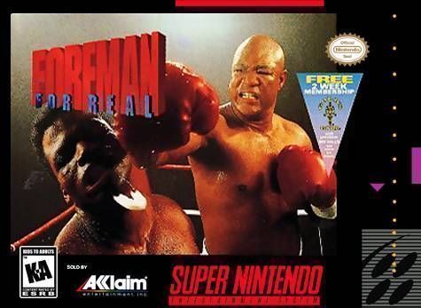 Foreman For Real (Europe) Super Nintendo GAME ROM ISO