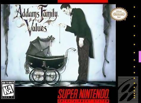 Addams Family Values (Europe) Super Nintendo GAME ROM ISO