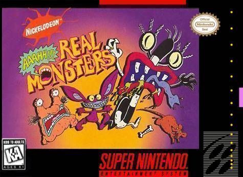 AAAHH!!! Real Monsters (USA) Super Nintendo GAME ROM ISO