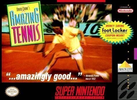 David Cranes Amazing Tennis (USA) Super Nintendo GAME ROM ISO