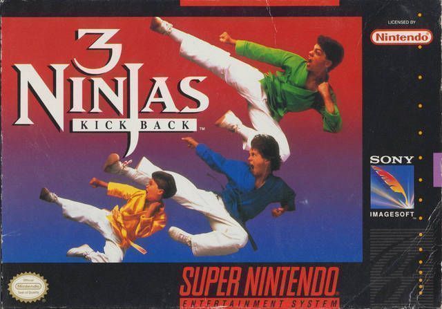 3 Ninjas Kick Back (USA) Super Nintendo GAME ROM ISO