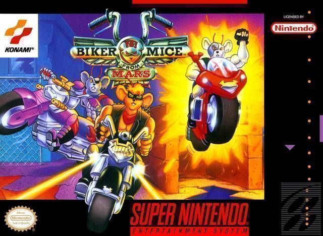 Biker Mice From Mars (Europe) Super Nintendo GAME ROM ISO