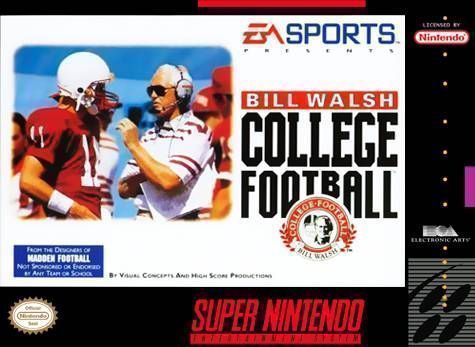 Bill Walsh College Football (USA) Super Nintendo GAME ROM ISO