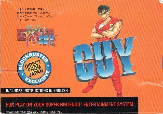 Final Fight Guy (USA) Super Nintendo GAME ROM ISO