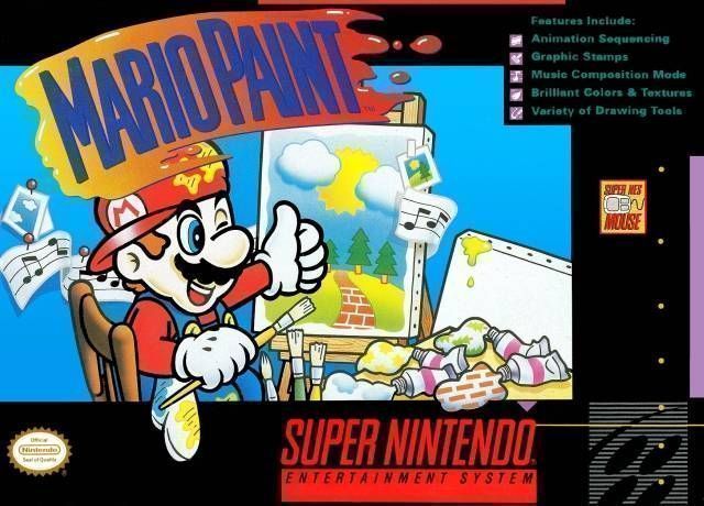 Mario Paint (JU) (USA) Super Nintendo GAME ROM ISO