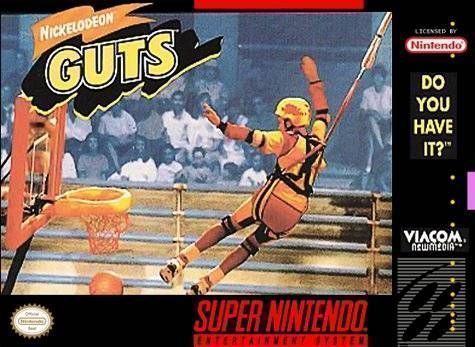 Nickelodeon GUTS (USA) Super Nintendo GAME ROM ISO