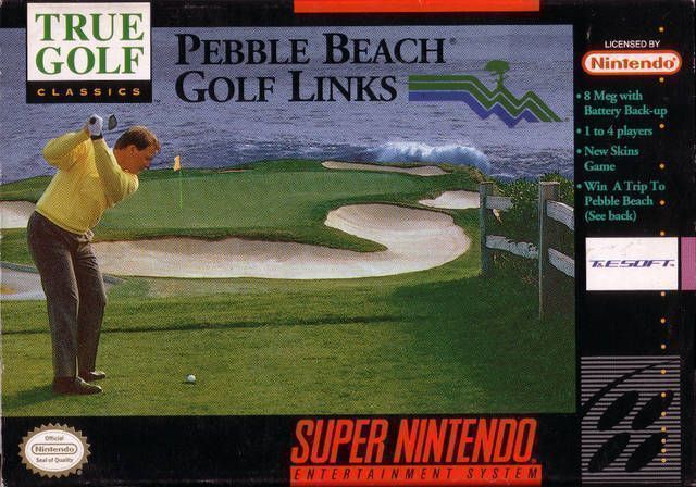 Pebble Beach Golf Links (Europe) Super Nintendo GAME ROM ISO