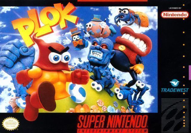 Plok (Japan) Super Nintendo GAME ROM ISO