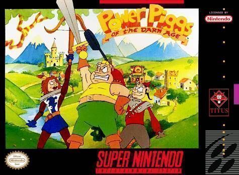 Power Piggs Of The Dark Age (Europe) Super Nintendo GAME ROM ISO