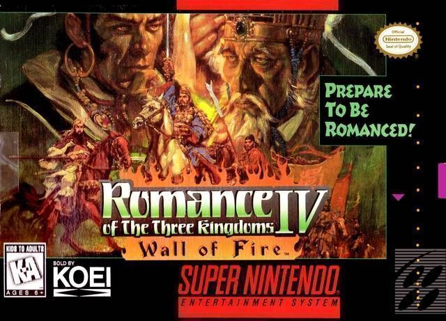 Romance Of The Three Kingdoms IV – Wall Of Fire (USA) Super Nintendo GAME ROM ISO