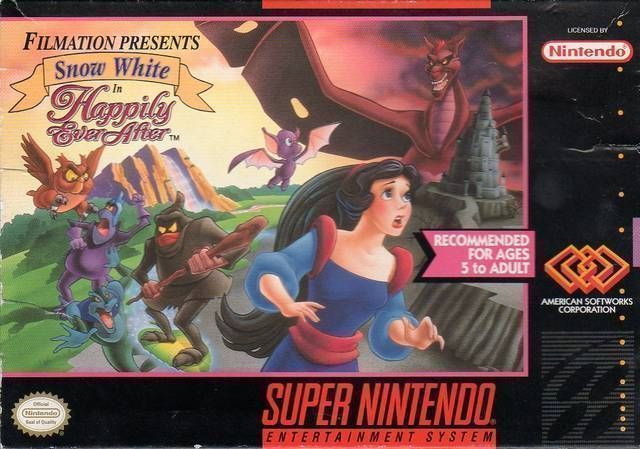 Snow White In Happily Ever After (USA) Super Nintendo GAME ROM ISO