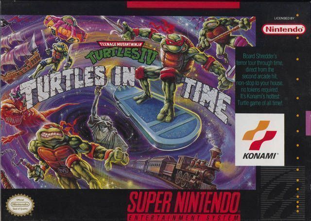 Teenage Mutant Ninja Turtles – Turtles In Time (Japan) Super Nintendo GAME ROM ISO