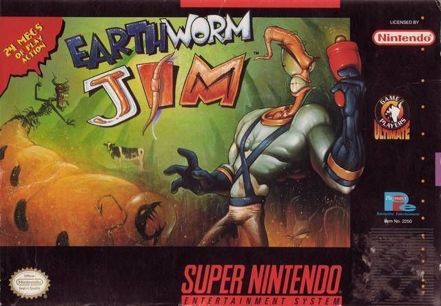 Earthworm Jim (Japan) Super Nintendo GAME ROM ISO