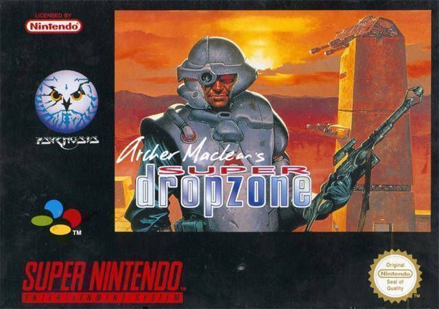 Archer MacLean’s Dropzone (Europe) Super Nintendo GAME ROM ISO