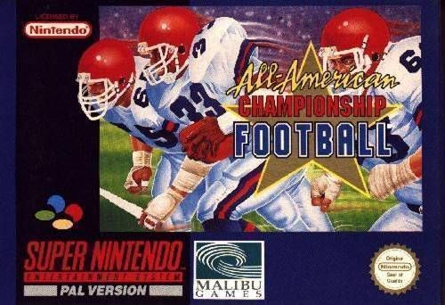 All-American Championship Football (Europe) Super Nintendo GAME ROM ISO