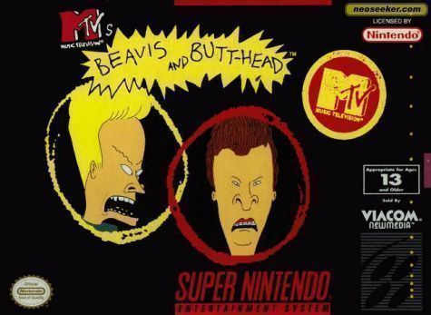 Beavis And Butthead (Europe) Super Nintendo GAME ROM ISO