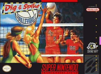 Dig & Spike Volleyball (USA) Super Nintendo GAME ROM ISO