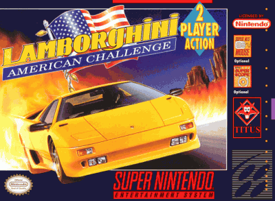 Lamborghini – American Challenge (USA) Super Nintendo GAME ROM ISO