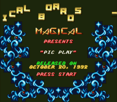 Magical – Pic Play (PD) (USA) Super Nintendo GAME ROM ISO