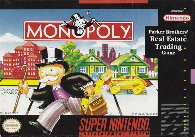 Monopoly (V1.0) (USA) Super Nintendo GAME ROM ISO